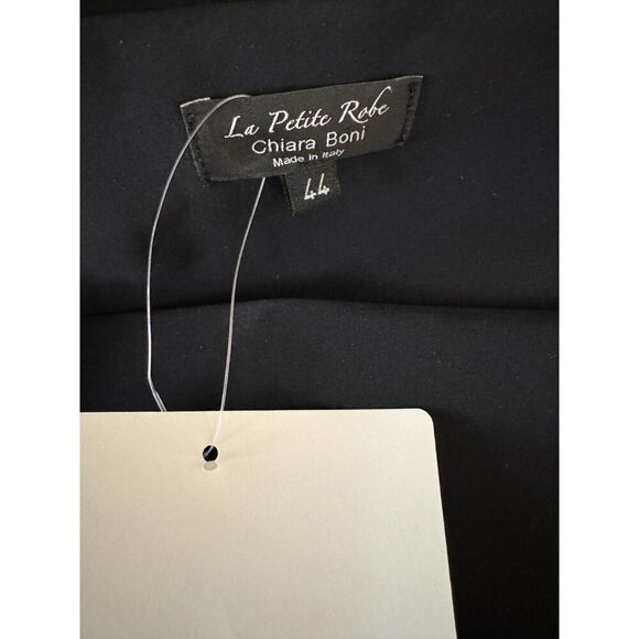 La Petite Robe di Chiara Boni Off the Shoulder Jumpsuit Size M Black - Picture 4 of 4